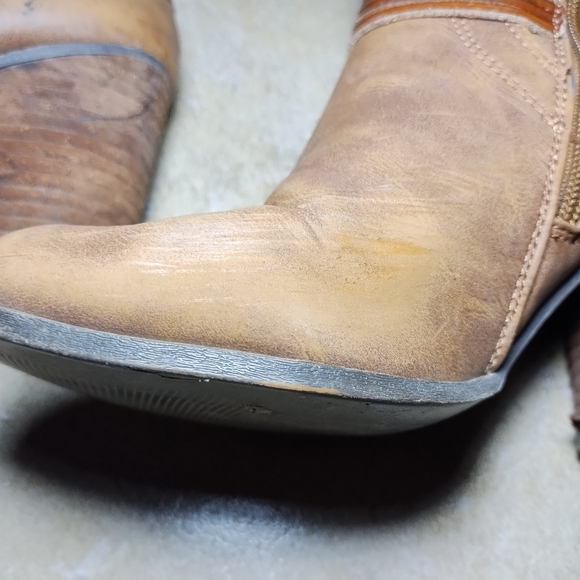 Madden Girl Faux Suede Western Style Bootie Size 7 - Picture 8 of 15